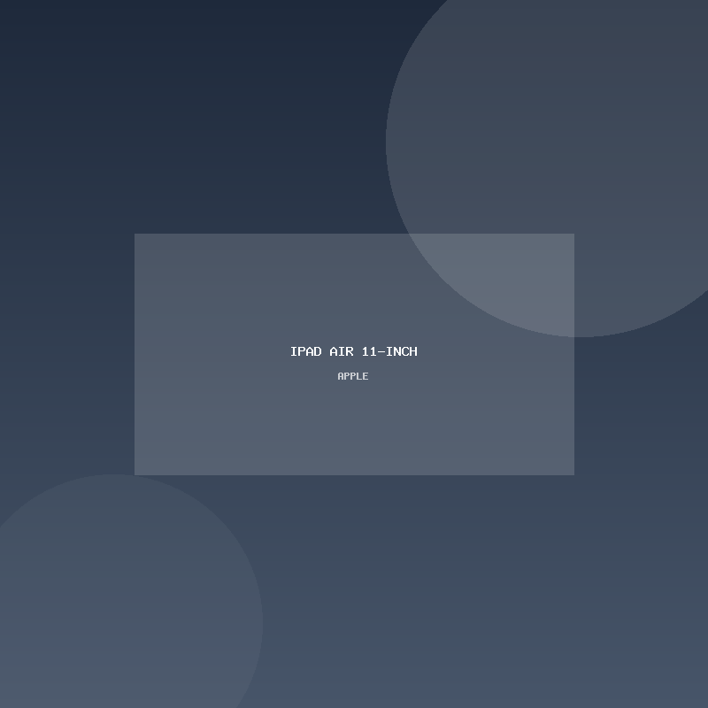 iPad Air 11-inch